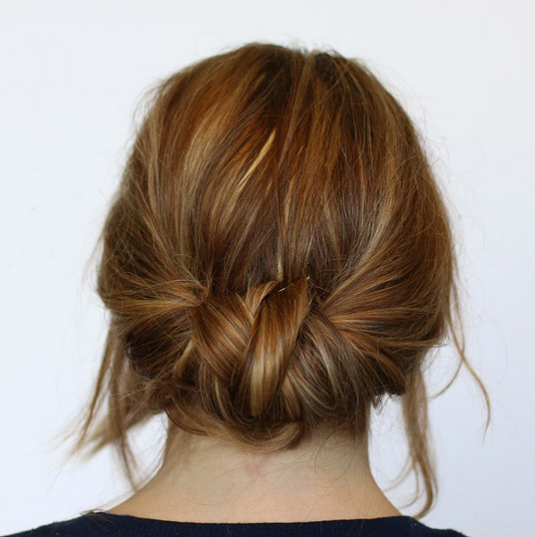 Low Braided Updo 