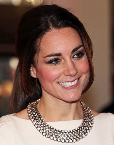 Kate Middleton Long Straight Ponytail Hairstyle Careforhair Co