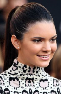 Kendall Jenner High Sleek Ponytail Prom Hairstyles 2014Kendall Jenner High Sleek Ponytail Prom Hairstyles 2014