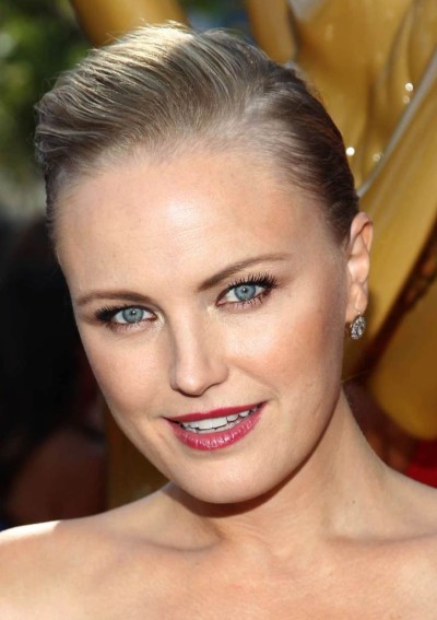 Malin Akerman Sleek Bun Hairstyle 2013 Emmy Awards Uk Uk