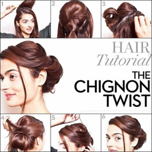 Twist Chignon Formal Hairstyle Tutorial