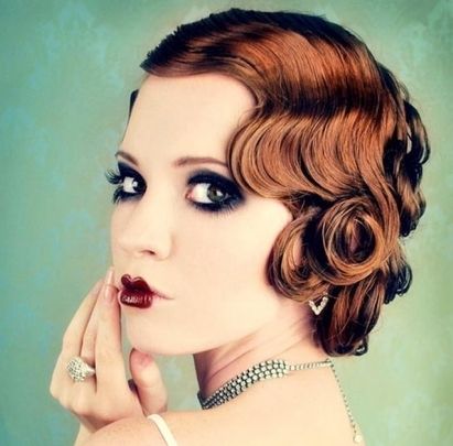 Pin Curls With Short Hair