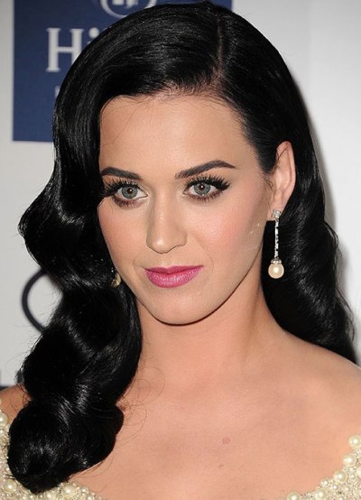 katy-perry-sexy-feminine-long-brown-smooth-barrel-curls - Careforhair ...